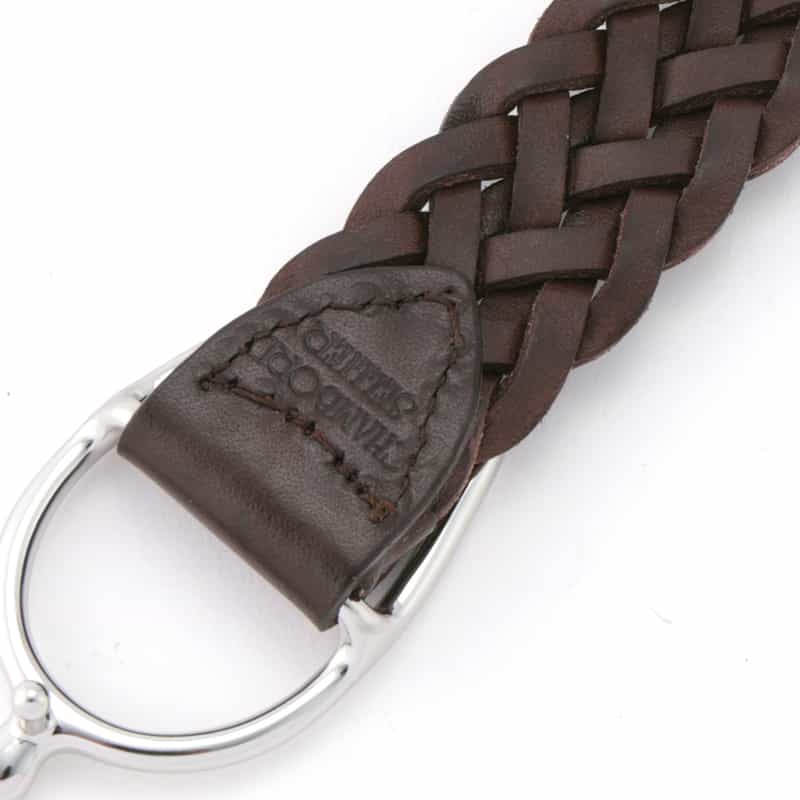 CHAMBORD SELLIER CHAMBORD SELLIER＜シャンボール セリエ＞ メッシュレザーベルト DARK BROWN