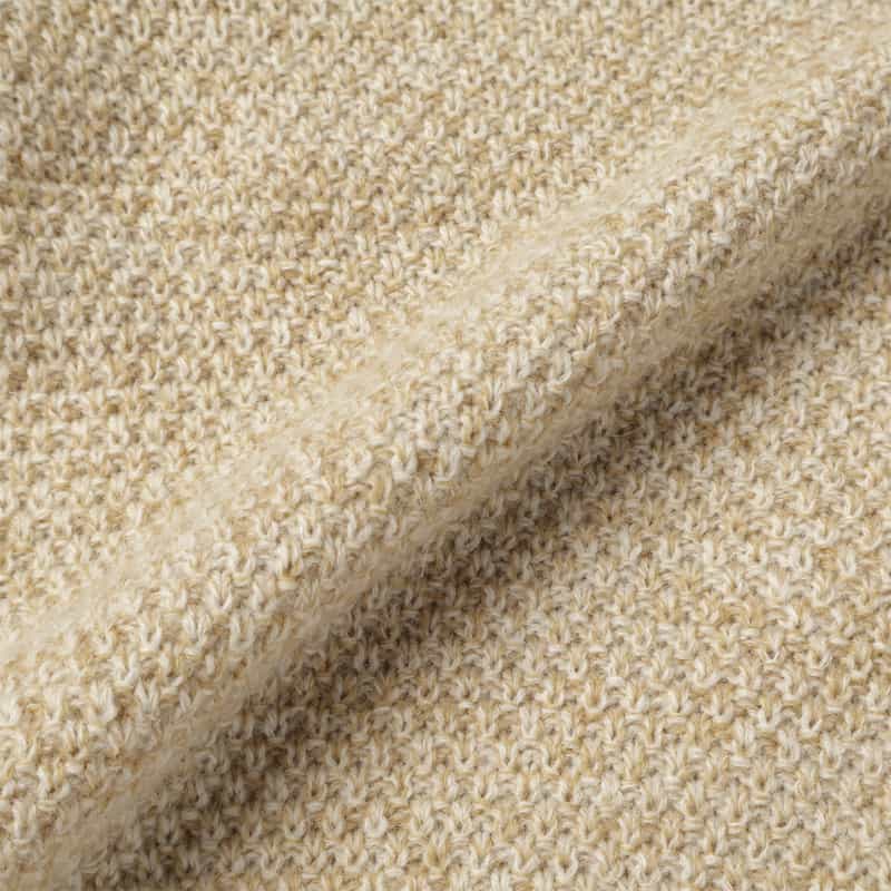 BARNEYS NEW YORK バイカラー ニットカーディガン BEIGE