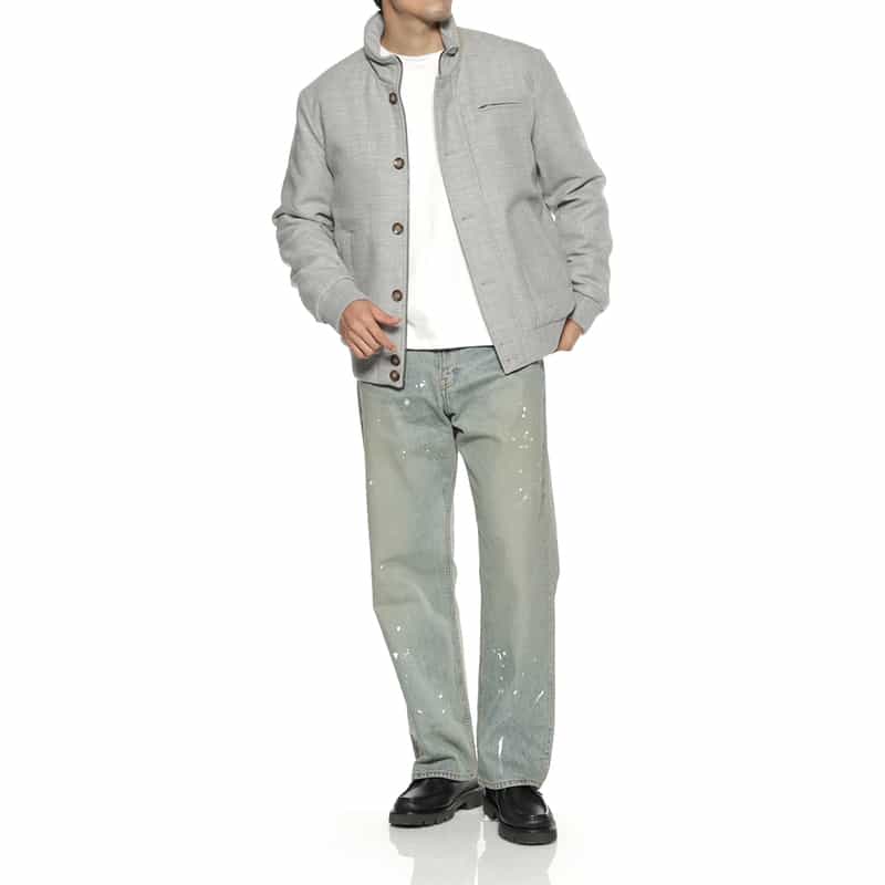 KETROY KETROY＜ケトロイ＞ バーニーズ　ニューヨーク限定ウールブルゾン GRAY