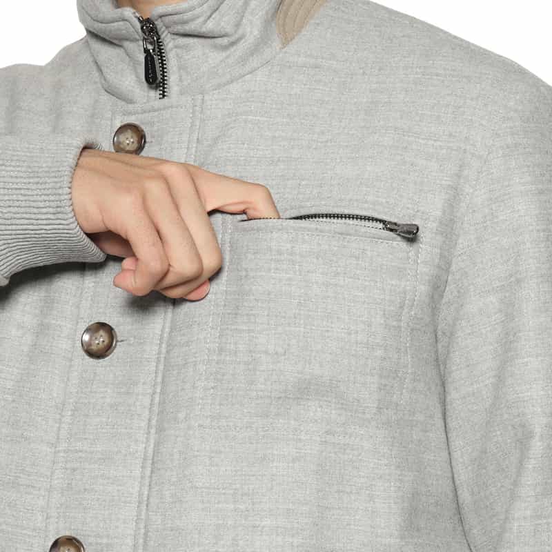 KETROY KETROY＜ケトロイ＞ バーニーズ　ニューヨーク限定ウールブルゾン GRAY