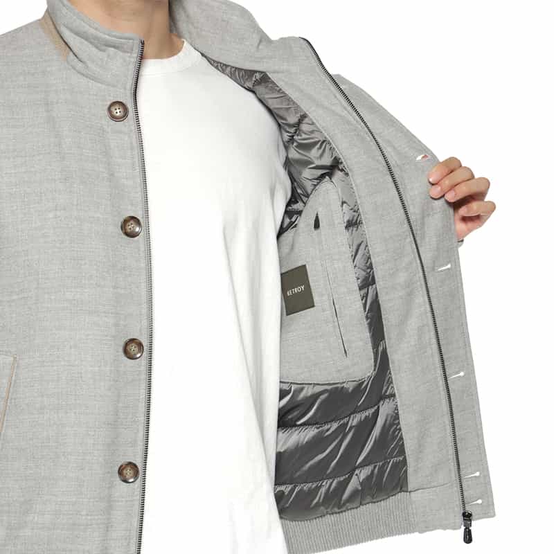 KETROY KETROY＜ケトロイ＞ バーニーズ　ニューヨーク限定ウールブルゾン GRAY