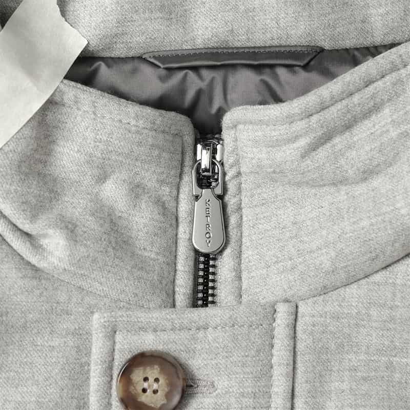 KETROY KETROY＜ケトロイ＞ バーニーズ　ニューヨーク限定ウールブルゾン GRAY