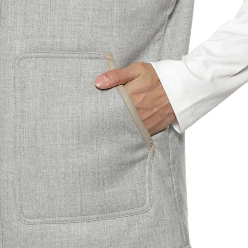 KETROY KETROY＜ケトロイ＞ バーニーズ　ニューヨーク限定ウールベスト GRAY