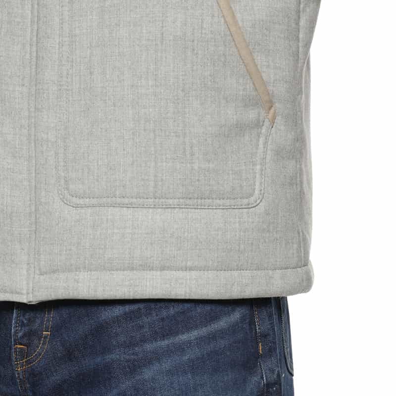 KETROY KETROY＜ケトロイ＞ バーニーズ　ニューヨーク限定ウールベスト GRAY