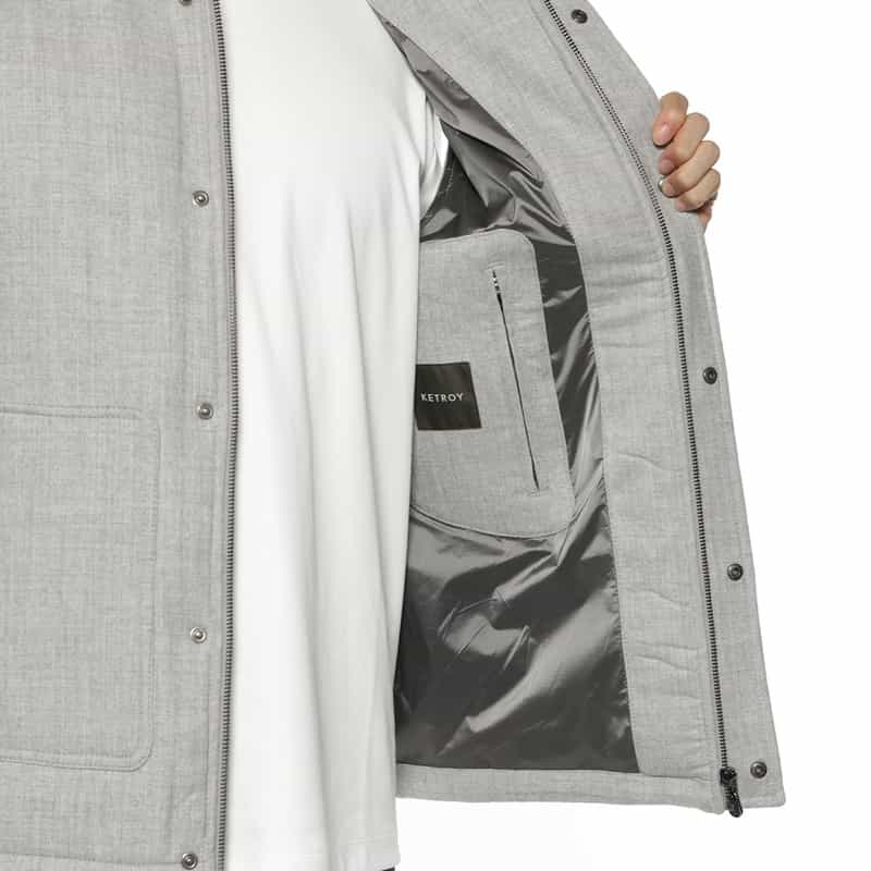 KETROY KETROY＜ケトロイ＞ バーニーズ　ニューヨーク限定ウールベスト GRAY