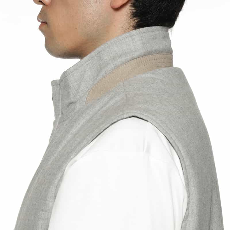 KETROY KETROY＜ケトロイ＞ バーニーズ　ニューヨーク限定ウールベスト GRAY