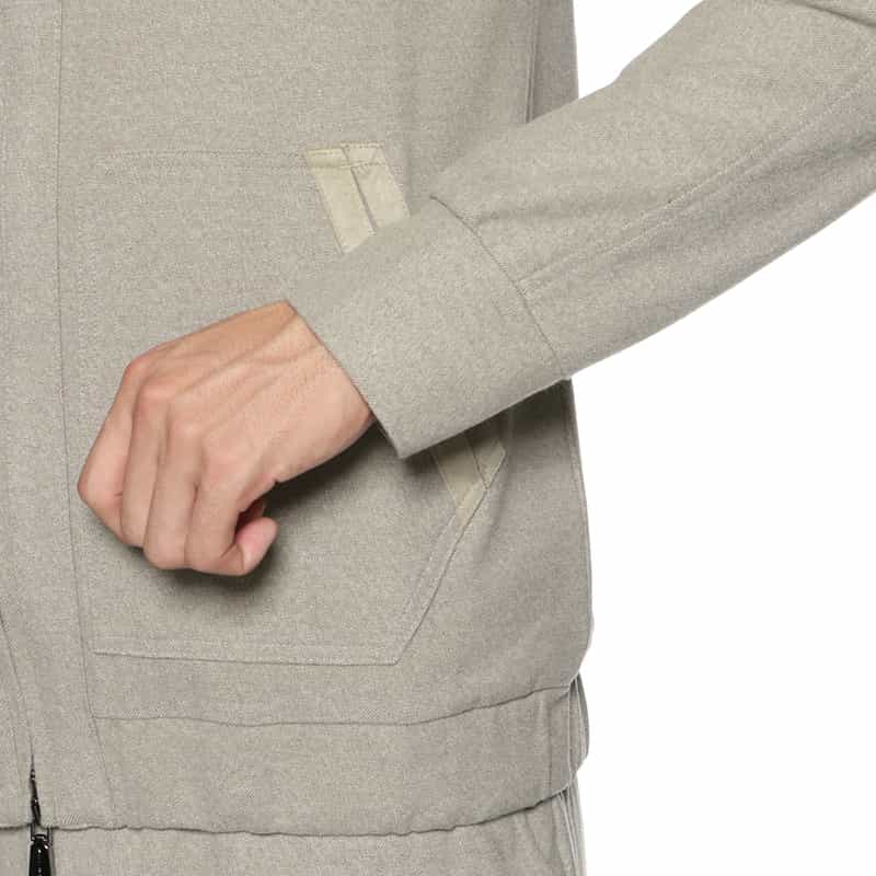 KETROY KETROY＜ケトロイ＞ バーニーズ　ニューヨーク限定 セットアップ ジップアップブルゾン GRAY