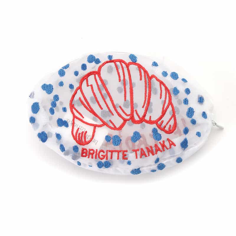 BRIGITTE TANAKA BRIGITTE TANAKA ＜ブリジット タナカ＞ オーガンジーポーチ WHITE