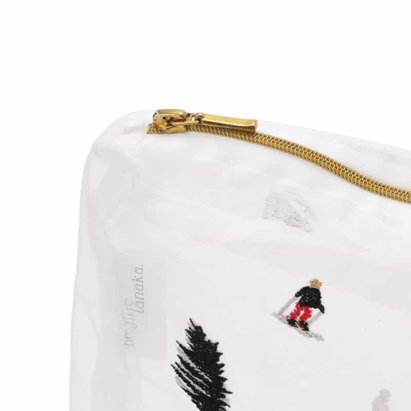 BRIGITTE TANAKA BRIGITTE TANAKA ＜ブリジット タナカ＞ オーガンジーポーチ WHITE