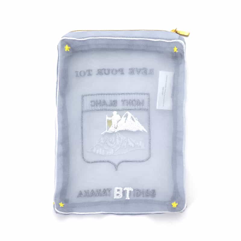 BRIGITTE TANAKA BRIGITTE TANAKA ＜ブリジット タナカ＞ オーガンジーポーチ WHITE