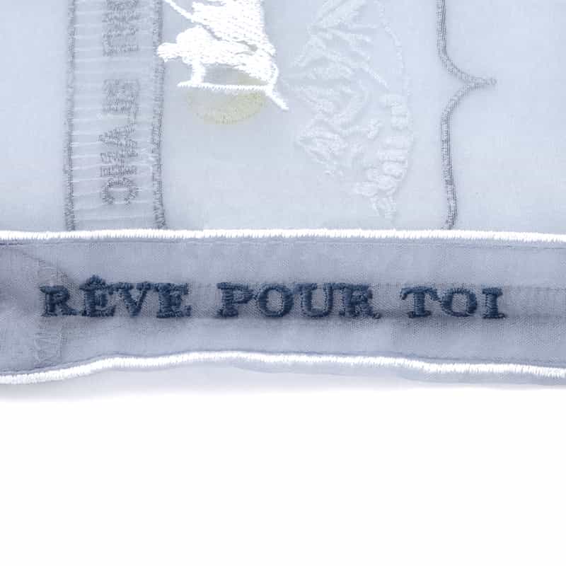 BRIGITTE TANAKA BRIGITTE TANAKA ＜ブリジット タナカ＞ オーガンジーポーチ WHITE