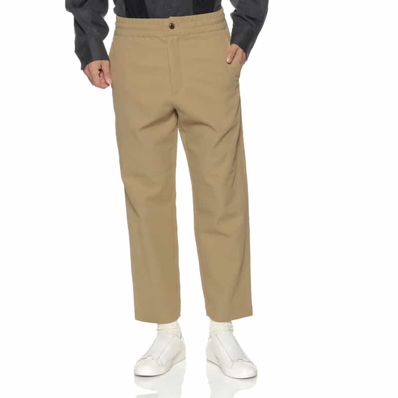 BARNEYS NEW YORK カルゼ素材イージーパンツ BEIGE