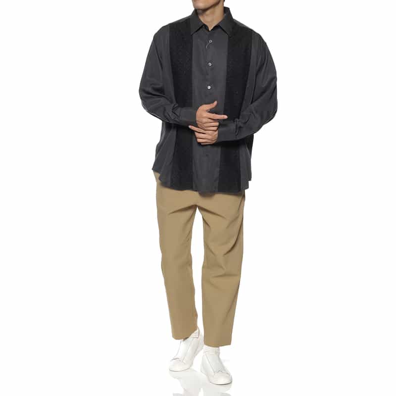 BARNEYS NEW YORK カルゼ素材イージーパンツ BEIGE