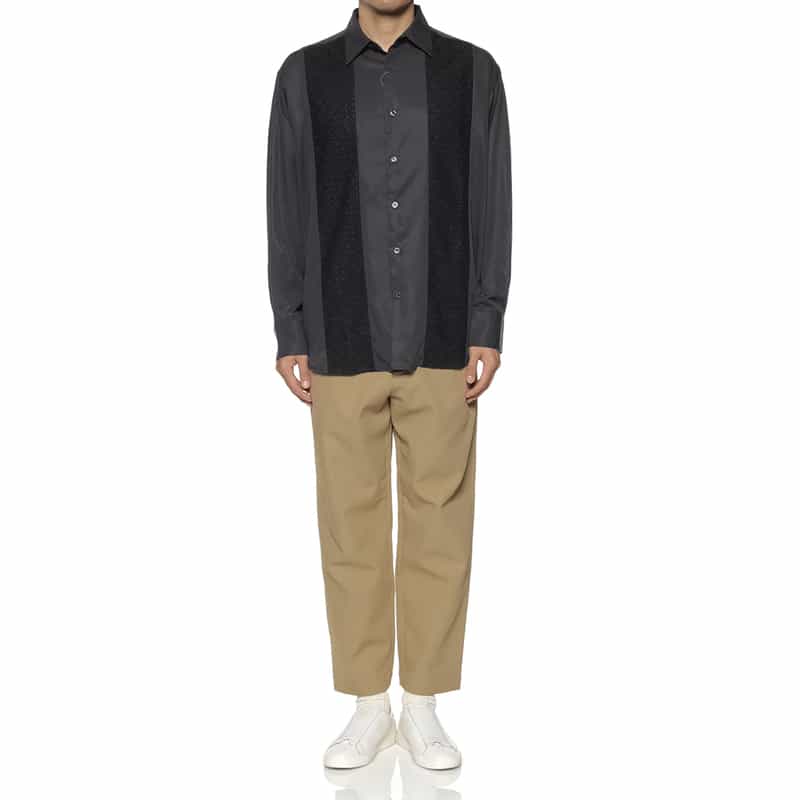 BARNEYS NEW YORK カルゼ素材イージーパンツ BEIGE