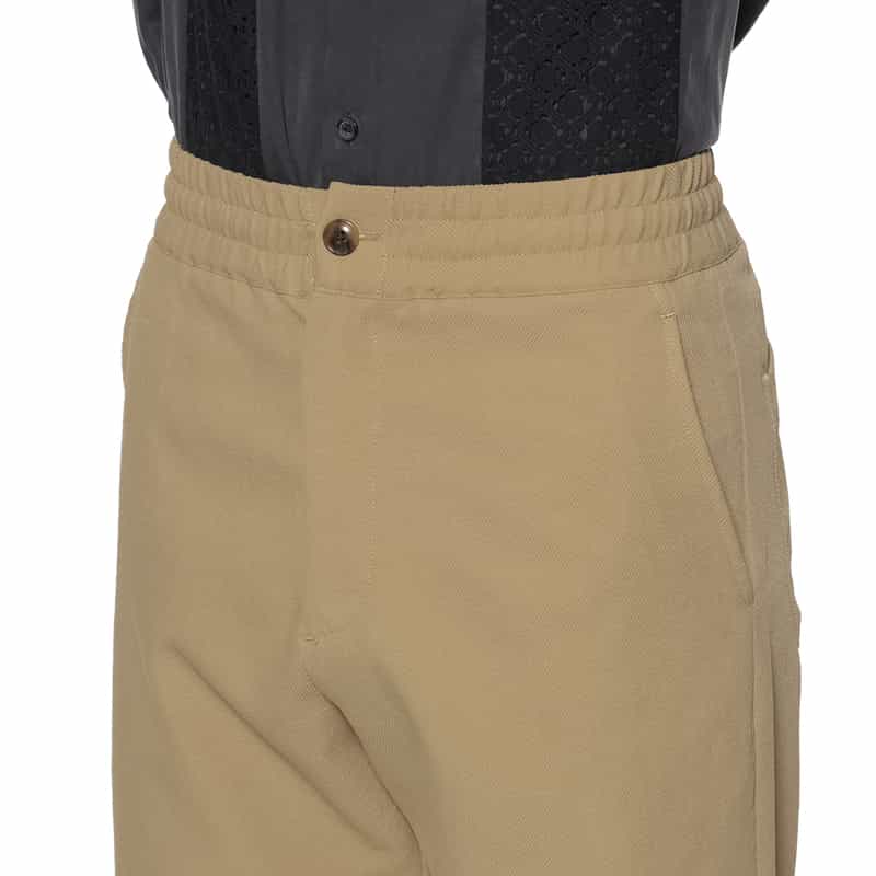 BARNEYS NEW YORK カルゼ素材イージーパンツ BEIGE