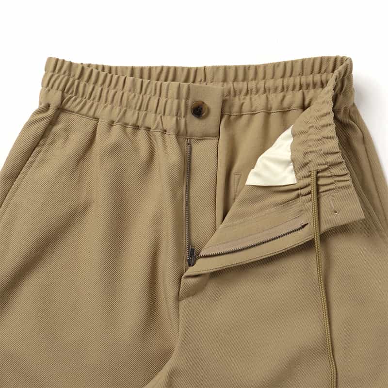 BARNEYS NEW YORK カルゼ素材イージーパンツ BEIGE