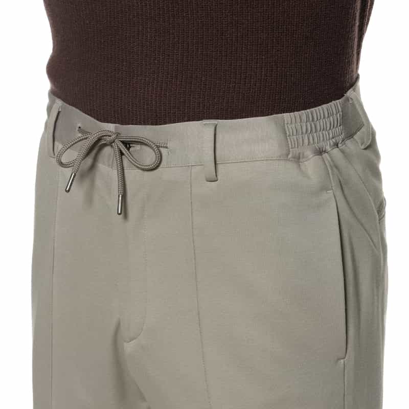 BARNEYS NEW YORK ストレッチポンチ イージーパンツ BEIGE