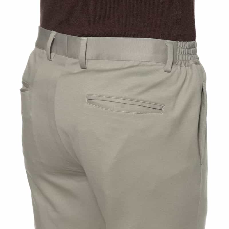 BARNEYS NEW YORK ストレッチポンチ イージーパンツ BEIGE