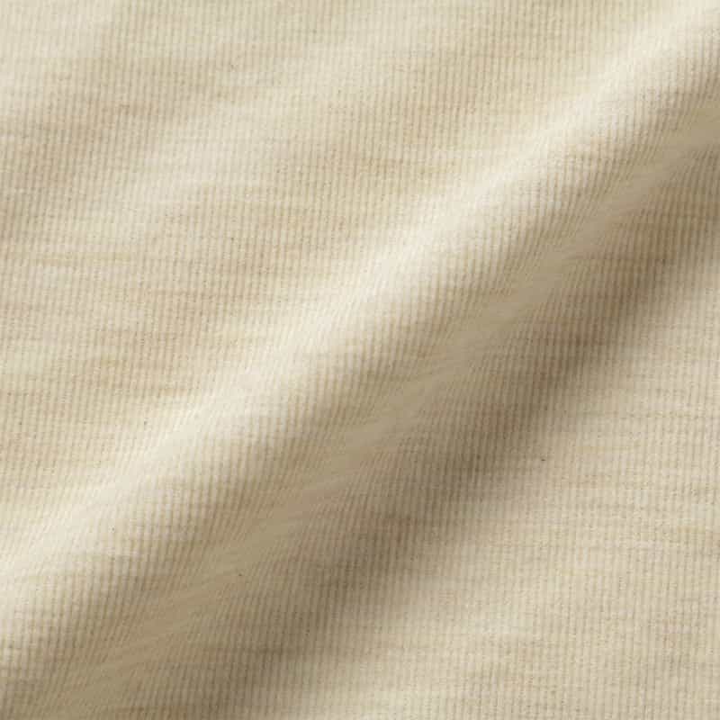 BARNEYS NEW YORK コットンコール素材 ポケットシャツ BEIGE