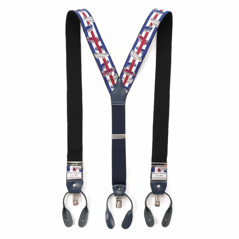 ALBERT THURSTON ALBERT THURSTON＜アルバートサーストン＞ サスペンダー BLUE