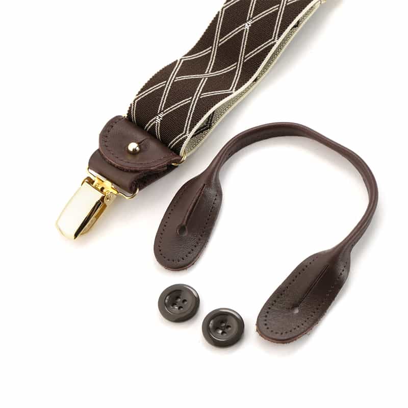 ALBERT THURSTON ALBERT THURSTON＜アルバートサーストン＞ サスペンダー BROWN