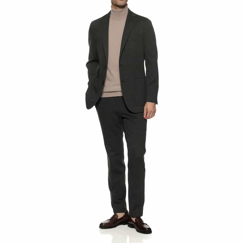 BARNEYS NEW YORK セットアップ ストレッチ素材ジャケット GRAY