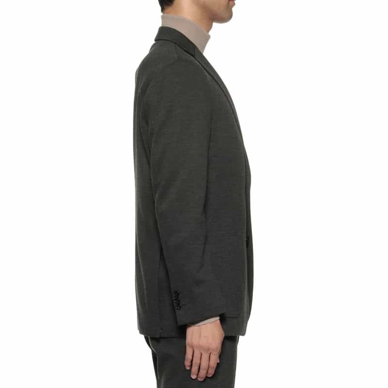 BARNEYS NEW YORK セットアップ ストレッチ素材ジャケット GRAY