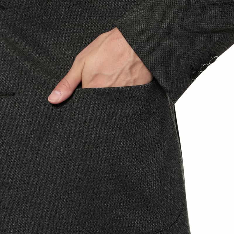 BARNEYS NEW YORK セットアップ ストレッチ素材ジャケット GRAY