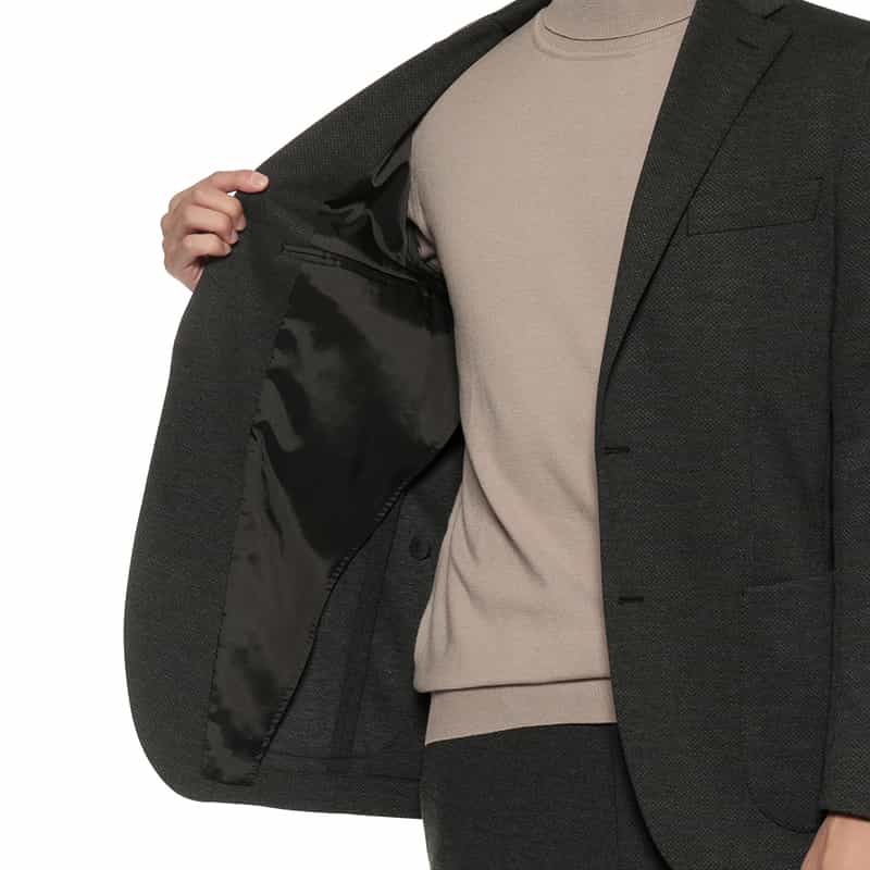 BARNEYS NEW YORK セットアップ ストレッチ素材ジャケット GRAY