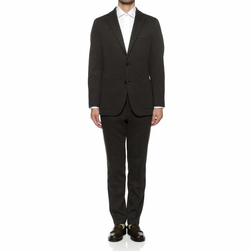 BARNEYS NEW YORK セットアップ ピンヘッド柄ジャケット BROWN