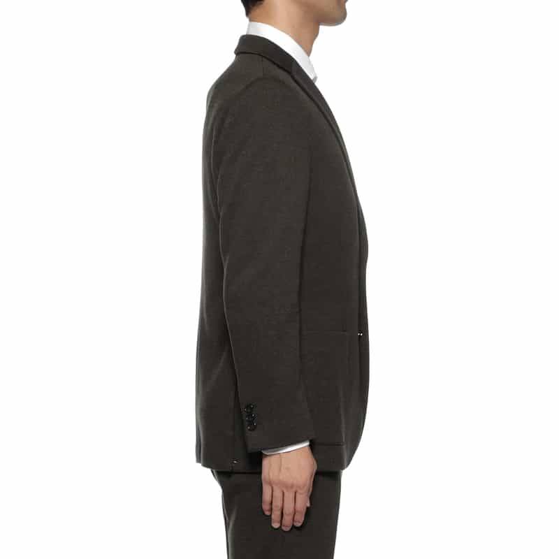 BARNEYS NEW YORK セットアップ ピンヘッド柄ジャケット BROWN