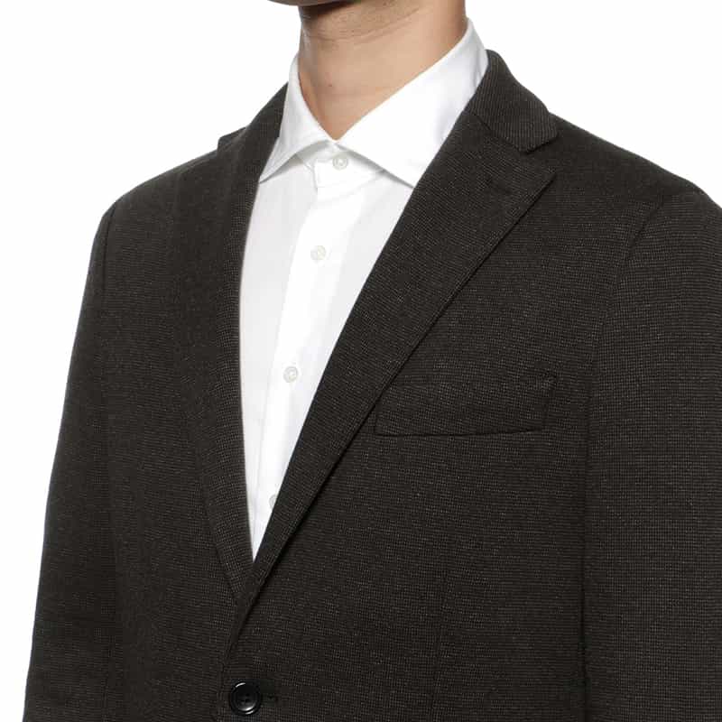 BARNEYS NEW YORK セットアップ ピンヘッド柄ジャケット BROWN