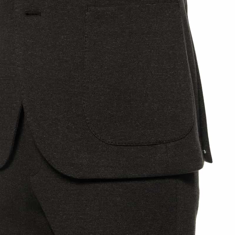 BARNEYS NEW YORK セットアップ ピンヘッド柄ジャケット BROWN