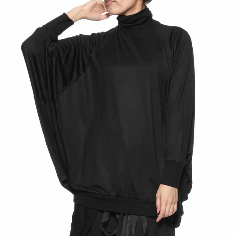 COGTHEBIGSMOKE COGTHEBIGSMOKE ＜コグザビッグスモーク＞ タートルネックニットプルオーバー BLACK