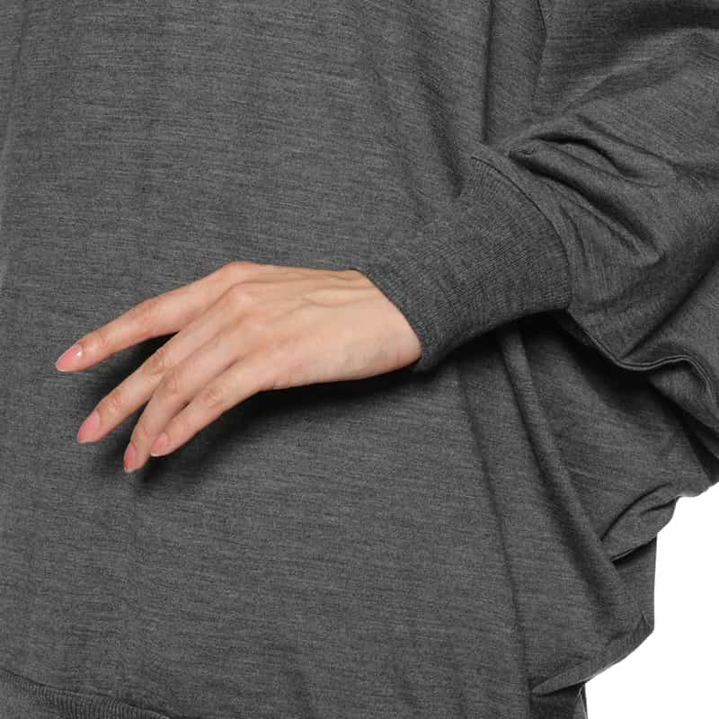 COGTHEBIGSMOKE COGTHEBIGSMOKE ＜コグザビッグスモーク＞ タートルネックニットプルオーバー DARK GRAY