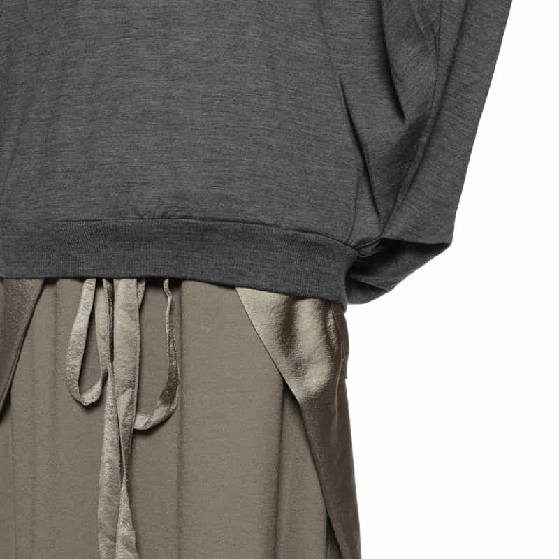 COGTHEBIGSMOKE COGTHEBIGSMOKE ＜コグザビッグスモーク＞ タートルネックニットプルオーバー DARK GRAY