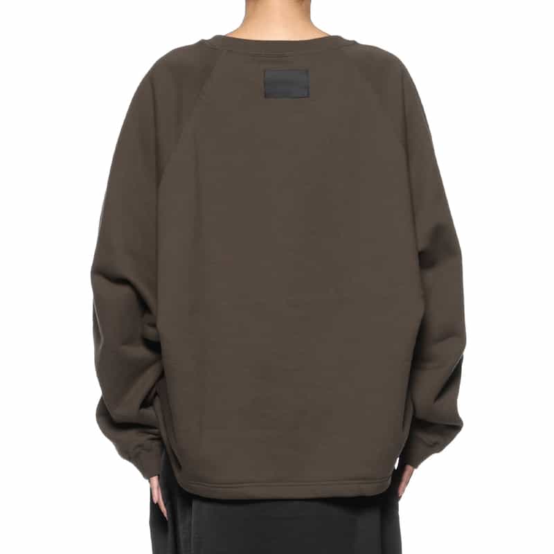 COGTHEBIGSMOKE COGTHEBIGSMOKE ＜コグザビッグスモーク＞ タック入りスウェットプルオーバー BROWN