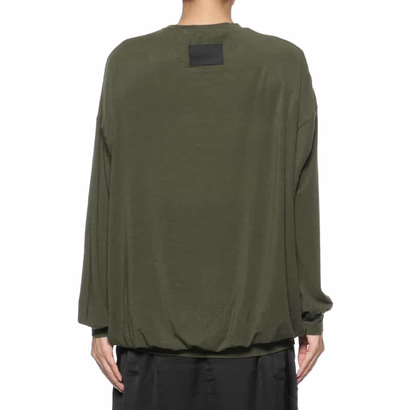 COGTHEBIGSMOKE COGTHEBIGSMOKE ＜コグザビッグスモーク＞ クルーネック ロングスリーブカットソー KHAKI