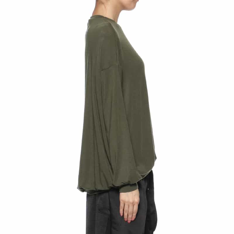 COGTHEBIGSMOKE COGTHEBIGSMOKE ＜コグザビッグスモーク＞ クルーネック ロングスリーブカットソー KHAKI