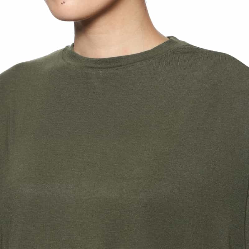 COGTHEBIGSMOKE COGTHEBIGSMOKE ＜コグザビッグスモーク＞ クルーネック ロングスリーブカットソー KHAKI