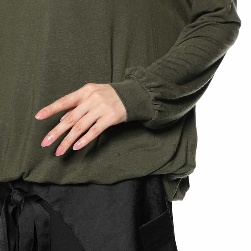 COGTHEBIGSMOKE COGTHEBIGSMOKE ＜コグザビッグスモーク＞ クルーネック ロングスリーブカットソー KHAKI