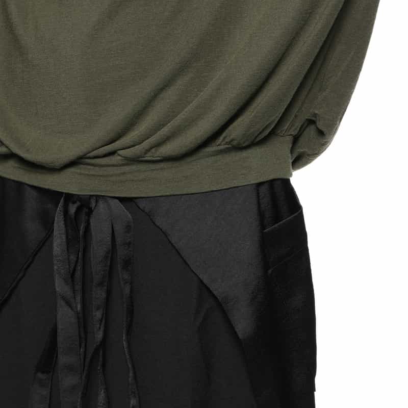 COGTHEBIGSMOKE COGTHEBIGSMOKE ＜コグザビッグスモーク＞ クルーネック ロングスリーブカットソー KHAKI