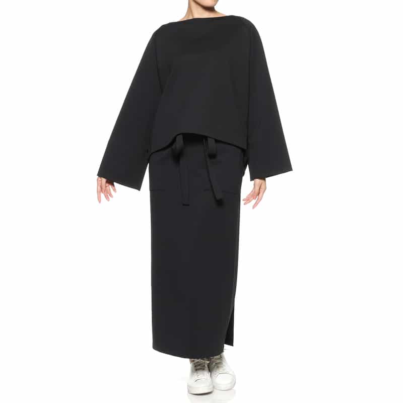 COGTHEBIGSMOKE COGTHEBIGSMOKE ＜コグザビッグスモーク＞ ラグランスリーブカットソー BLACK