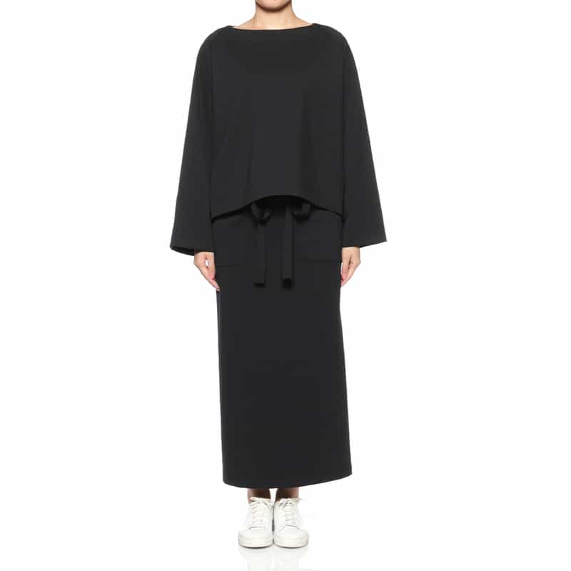 COGTHEBIGSMOKE COGTHEBIGSMOKE ＜コグザビッグスモーク＞ ラグランスリーブカットソー BLACK