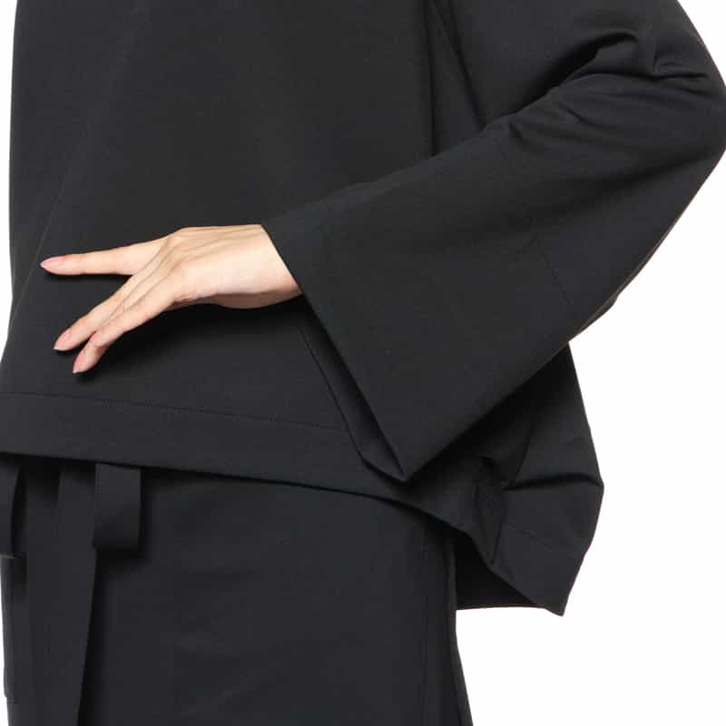 COGTHEBIGSMOKE COGTHEBIGSMOKE ＜コグザビッグスモーク＞ ラグランスリーブカットソー BLACK