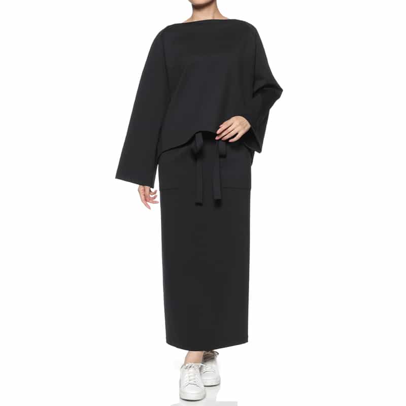 COGTHEBIGSMOKE COGTHEBIGSMOKE ＜コグザビッグスモーク＞ ラップスカート BLACK