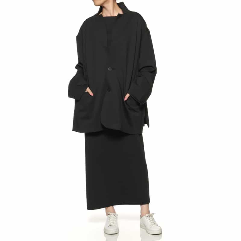 COGTHEBIGSMOKE COGTHEBIGSMOKE ＜コグザビッグスモーク＞ オーバーサイズ シングルジャケット BLACK