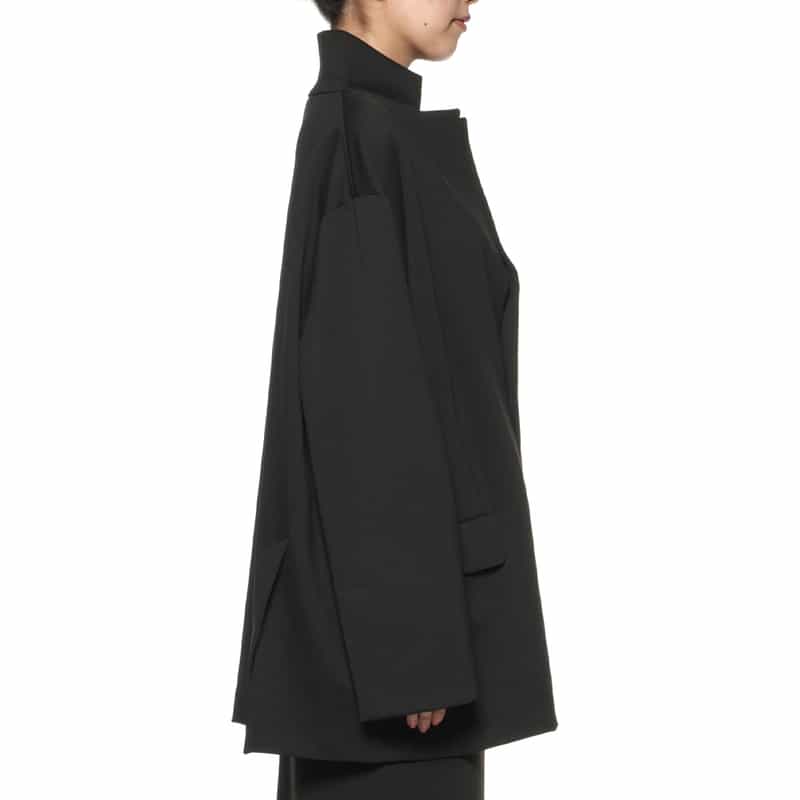 COGTHEBIGSMOKE COGTHEBIGSMOKE ＜コグザビッグスモーク＞ オーバーサイズ シングルジャケット BLACK