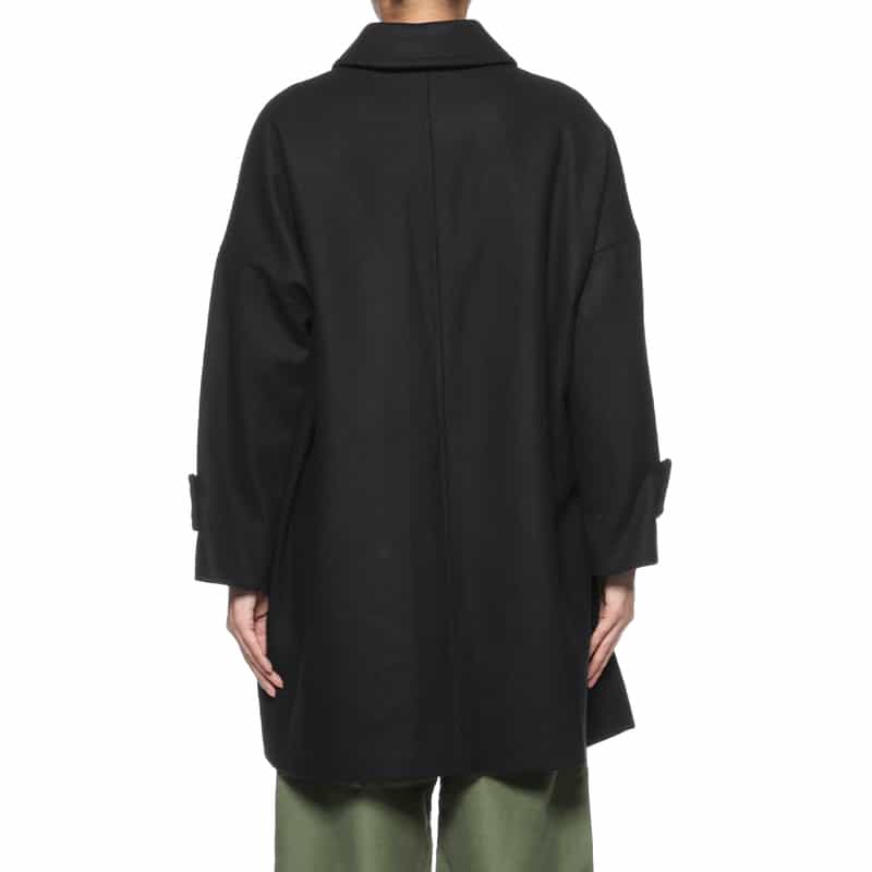 MACKINTOSH MACKINTOSH＜マッキントッシュ＞ウールメルトン素材コート“HUMBIE" BLACK