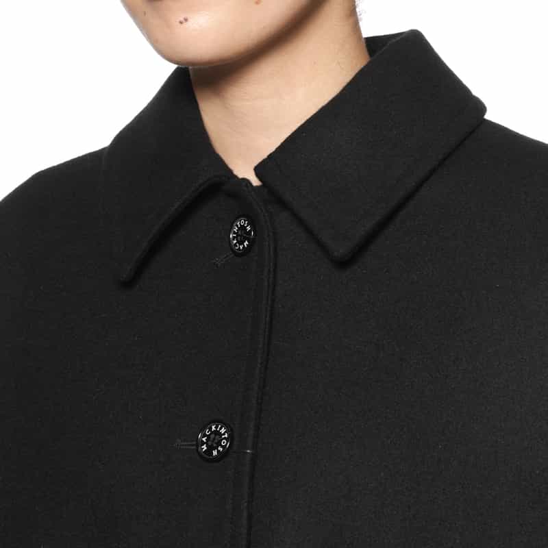 MACKINTOSH MACKINTOSH＜マッキントッシュ＞ウールメルトン素材コート“HUMBIE" BLACK